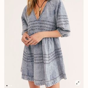 Free People Sweet Surrender Denim Mini